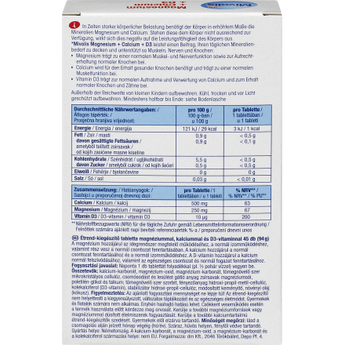 Magnesium + Calcium + D3 Tabletten 45 St, 94 g - VivaVoss
