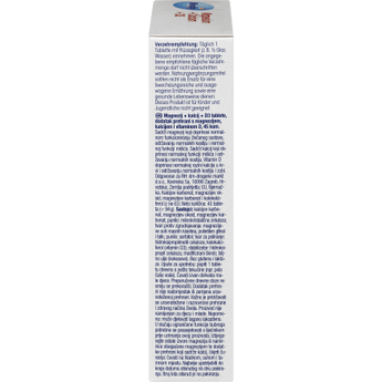 Magnesium + Calcium + D3 Tabletten 45 St, 94 g - VivaVoss
