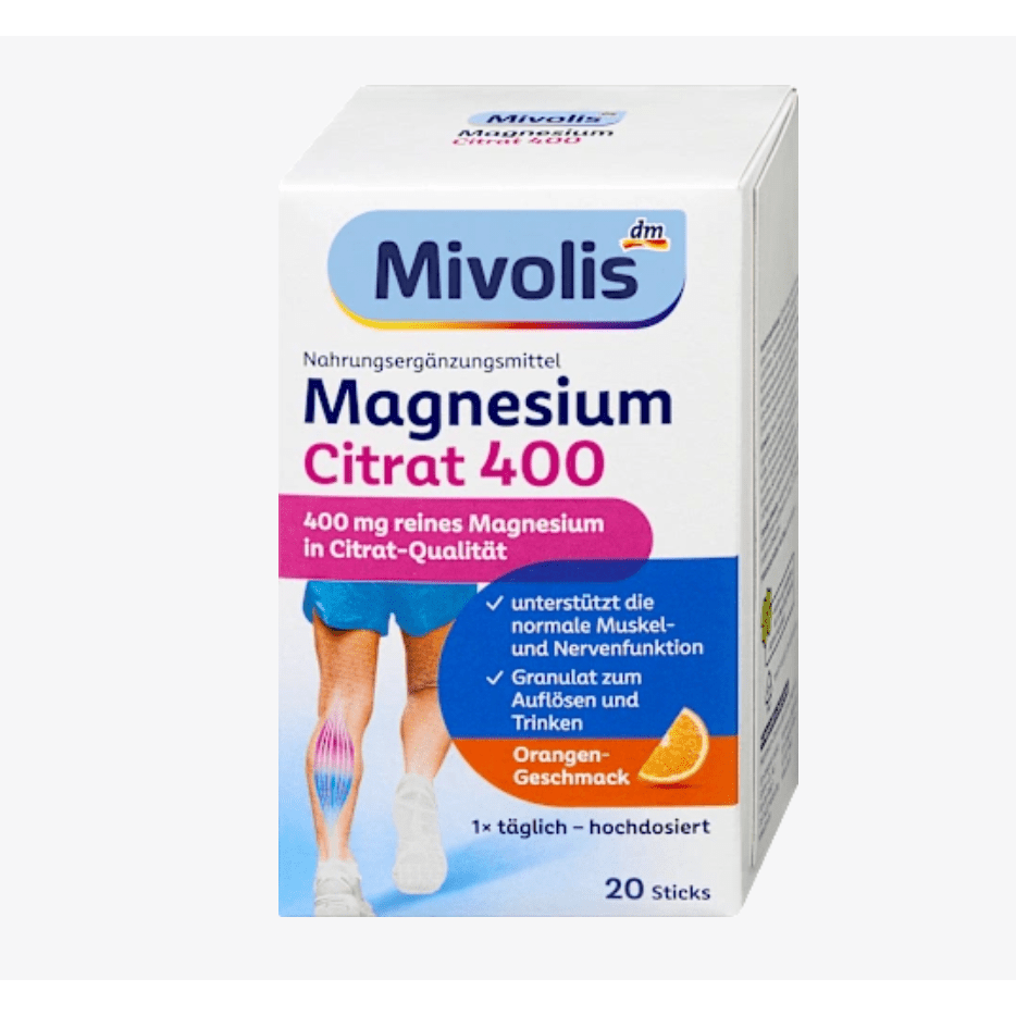 Mivolis Magnesium-Citrat, Granulat 20 Sticks, 120 g – Magnesium image_position | VivaVoss