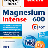 Magnesium Intense 600 + Vitamin D3 Tabletten 30 St, 47,1 g - VivaVoss