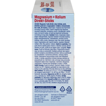 Magnesium + Kalium Direkt - Sticks 30 St, 112,5 g - VivaVoss