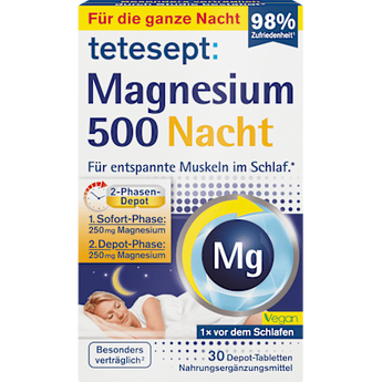 Magnesium Night Tablets 30 pcs., 42.6 g - VivaVoss