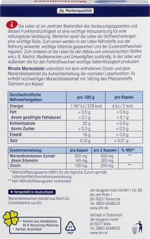 Mariendistel, 30 Kapseln, 16 g - VivaVoss