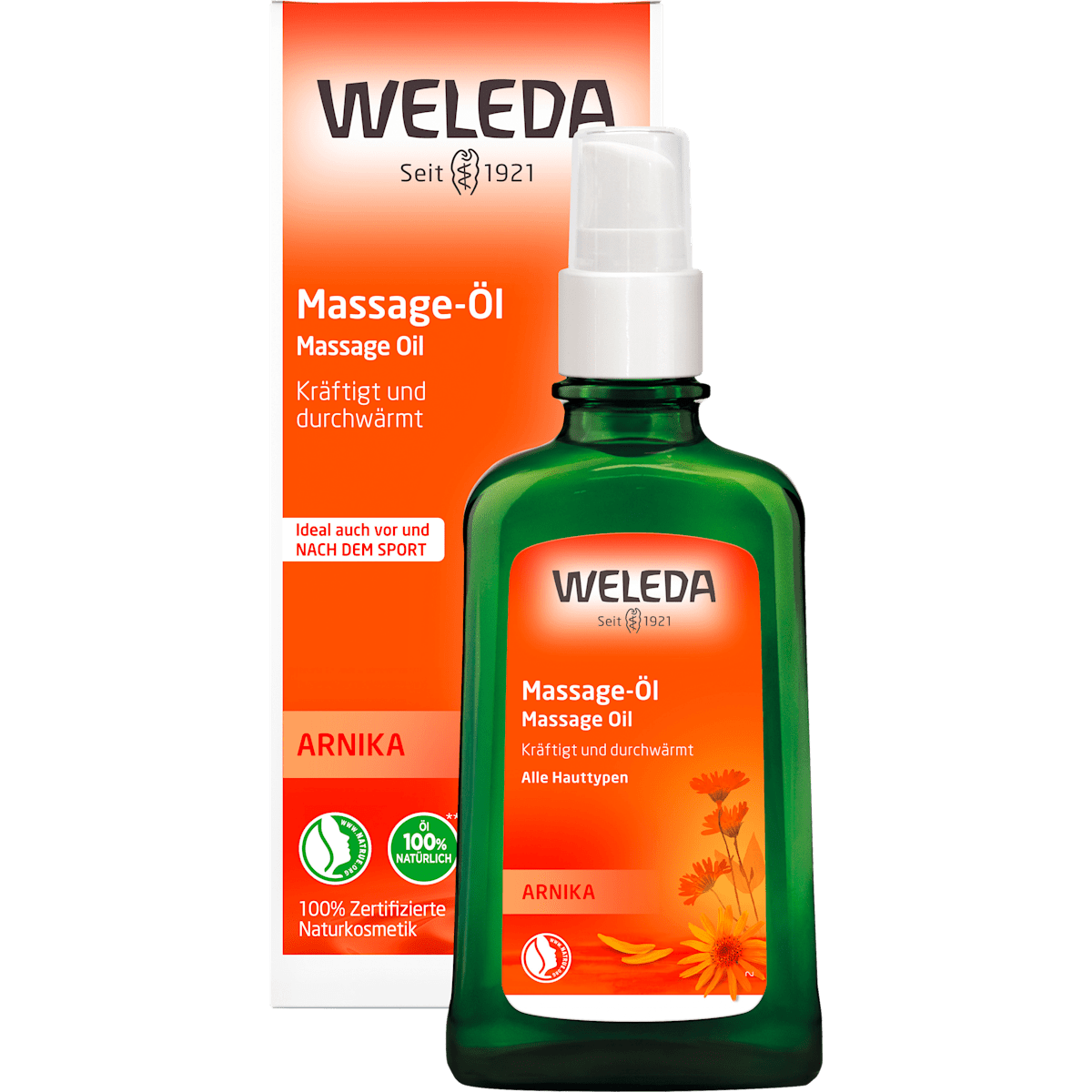Massageöl Arnika, 100 ml - VivaVoss