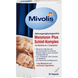 Melatonin Plus Schlaf - Komplex 32 Kapseln, 16 g - VivaVoss