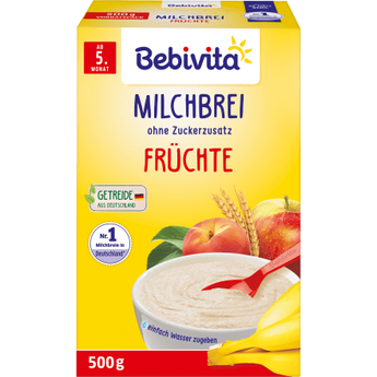 Milchbrei Früchte ab dem 5. Monat, 500 g - VivaVoss