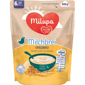 Milchbrei Grieß Miluvit ab dem 6. Monat, 400 g - VivaVoss