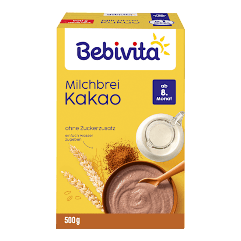 Milchbrei Kakao ab dem 8. Monat, 500 g - VivaVoss