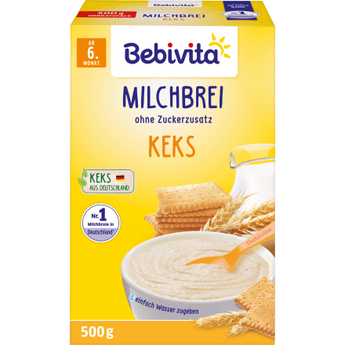 Milchbrei Keks ab dem 6. Monat, 500 g - VivaVoss