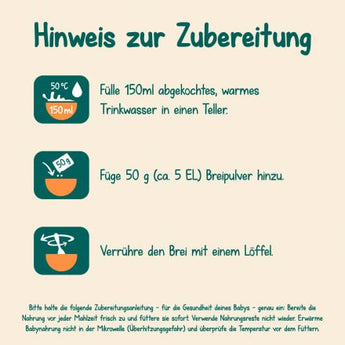 Milchbrei Milde Früchte Guten Morgen ab dem 6. Monat, 400 g - VivaVoss