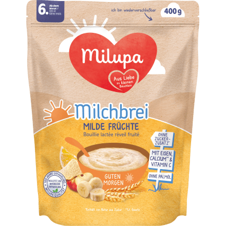 Milchbrei Milde Früchte Guten Morgen ab dem 6. Monat, 400 g - VivaVoss