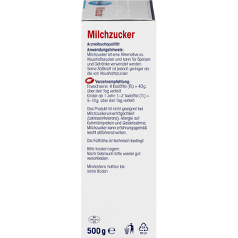 Milchzucker, 0,5 kg - VivaVoss