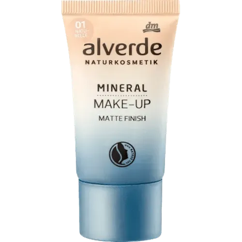 alverde NATURKOSMETIK Mineral Make-Up 01 Naturelle, 30 ml – Foundation image_position | VivaVoss