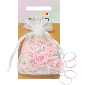 Mini - Haargummis in Organza - Säckchen mehrfarbig, 250 St - VivaVoss