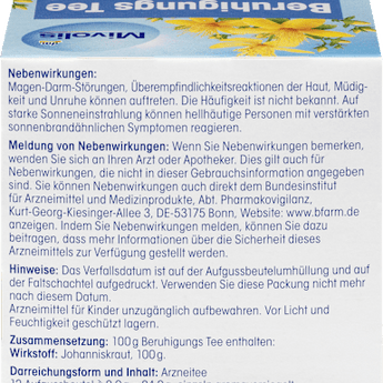 Arzneitee, Beruhigungs Tee (12 Beutel) Mivolis