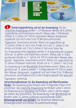 Arzneitee, Kamillen Tee (12 Beutel) Mivolis