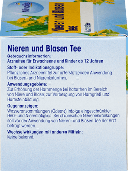 Arzneitee, Nieren & Blasen Tee (12 Beutel) Mivolis