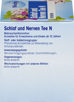 Arzneitee, Schlaf & Nerven Tee N (12 Beutel) Mivolis