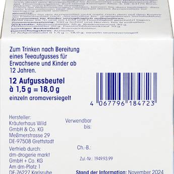 Arzneitee, Schlaf & Nerven Tee N (12 Beutel) Mivolis