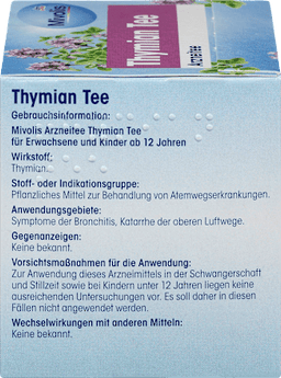Arzneitee, Thymian Tee (12 Beutel) Mivolis