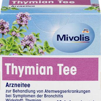 Arzneitee, Thymian Tee (12 Beutel) Mivolis
