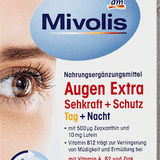 Augen Extra Sehkraft + Schutz, Tag + Nacht, Kapseln, 30 St. Mivolis