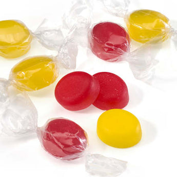 Bonbon, Rote & Gelbe Früchte für Kinder, zuckerfrei Mivolis