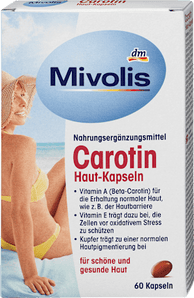 Carotin Haut-Kapseln 60 St. Mivolis