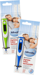 Digitales Fieberthermometer mit flexibler Messspitze Mivolis