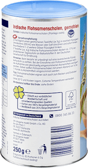 Flohsamenschalen gemahlen Mivolis