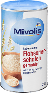 Flohsamenschalen gemahlen Mivolis