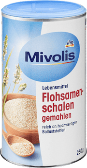 Flohsamenschalen gemahlen Mivolis