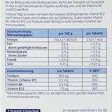 Folsäure 800 + B-Vitamine, Tabletten 60 St. Mivolis