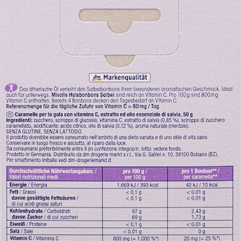 Halsbonbons Salbei Mivolis