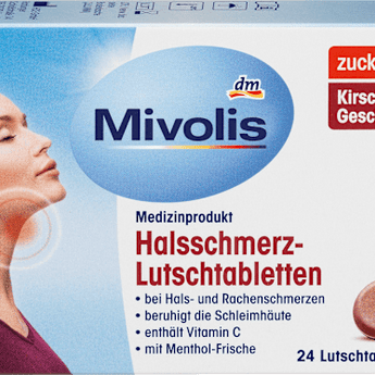 Halsschmerz-Lutschtabletten Mivolis