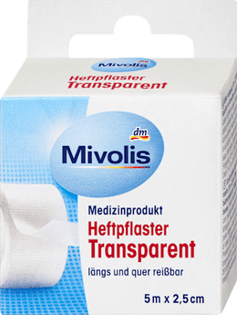 Heftpflaster Transparent Mivolis