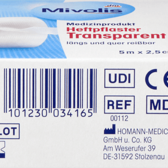 Heftpflaster Transparent Mivolis