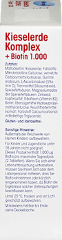 Kieselerde Komplex + Biotin 1.000 Tabletten 120 St Mivolis