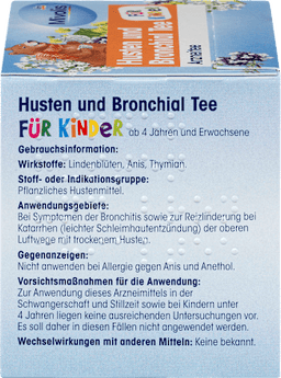Kindertee, Husten & Bronchial Tee (12 Beutel) Mivolis