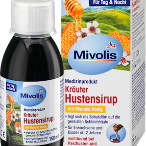 Kräuter Hustensirup mit Manuka Honig Mivolis