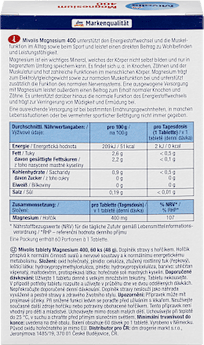 Magnesium 400 Tabletten 60 St Mivolis