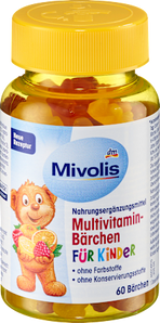 Multivitamin-Bärchen für Kinder 60 St Mivolis