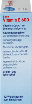 Sano Vitamin E 600, Weichkapseln Mivolis