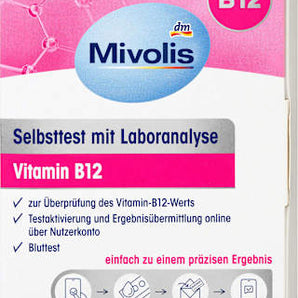 Selbsttest mit Laboranalyse Vitamin B12, 1 Anwendung Mivolis