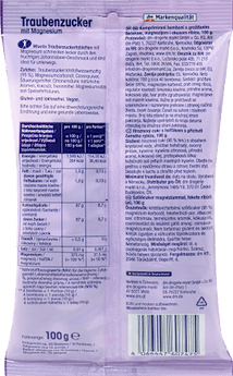 Traubenzucker, Johannisbeere mit Magnesium Mivolis