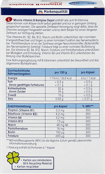 Vitamin B Komplex Depot, Kapseln 60 St. Mivolis