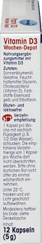 Vitamin D3 5600 I.E. Wochen-Depot Weichkapseln 12 St. Mivolis