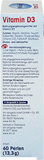 Vitamin D3 Perlen 1000 I.E. 60 St Mivolis