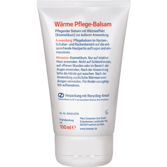 Muskel Wärme Pflegebalsam, 100 ml - VivaVoss