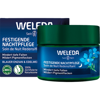 Nachtcreme festigend blauer Enzian & Edelweiß, 40 ml - VivaVoss